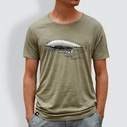 little kiwi little kiwi Herren T-Shirt, "Dirigeable", Light Khaki – Produktbild 1 von 1