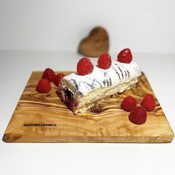 NATUREHOME NATUREHOME Kuchen-Teller Frühstücksbrett Olivenholz 25x15 cm und Sets – Produktbild 1 von 1