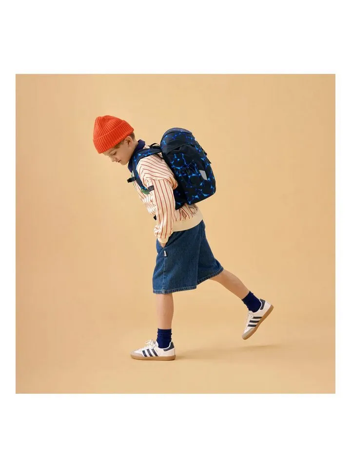 Ergobag Ergobag Kinderrucksack mini, mit Hüft- & Brustgurt für einen ergonomischen Sitz, Blau, – Produktbild 8 von 8
