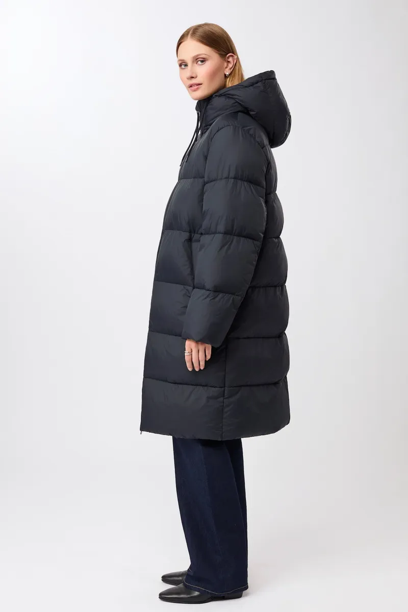 LangerChen LangerChen Damen vegan Mantel Lightweight Quilted Midnight, Blau, – Produktbild 2 von 2