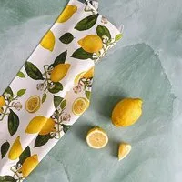 Koustrup Koustrup & Co Gartenmotiv-Geschirrtücher aus 100% Bio-Baumwolle, 48 x 70 cm, Lemons, – Produktbild 1 von 1