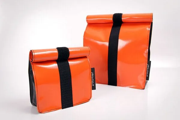 ARTHURKOPF ARTHURKOPF QlTourBag - Tasche aus Fahrradschlauch, Orange, – Produktbild 1 von 5