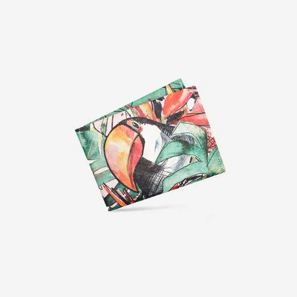 paprcuts paprcuts RFID Portemonnaie, Vivid tucano | jules boho koop, – Produktbild 1 von 4
