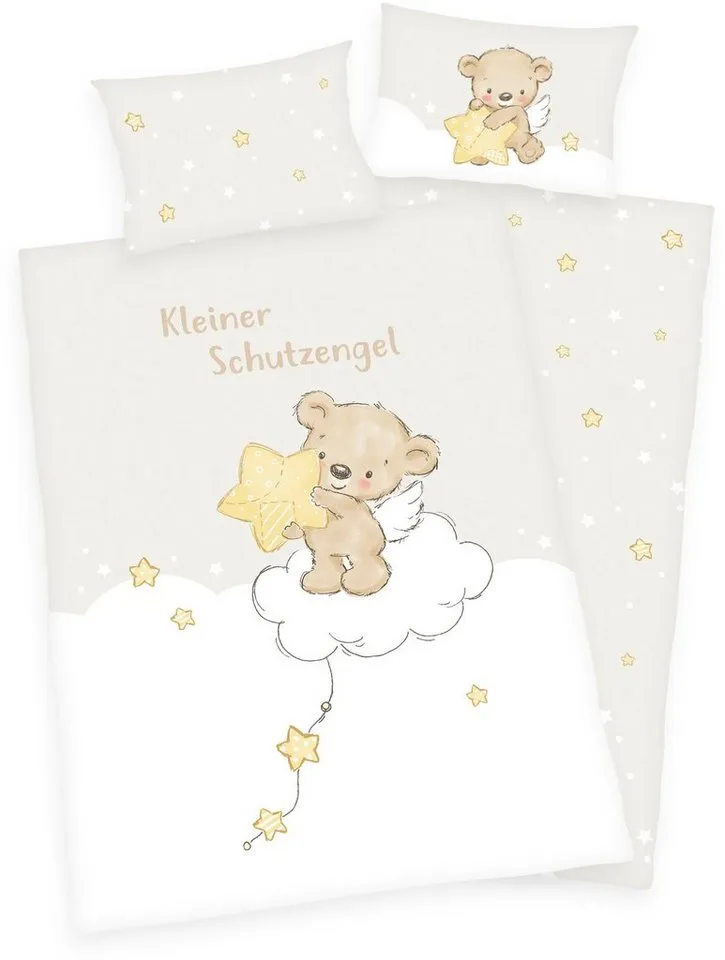 Baby Best Baby Best Babybettwäsche kleiner Schutzengel, Renforcé, 2 teilig, Bunt, – Produktbild 3 von 5