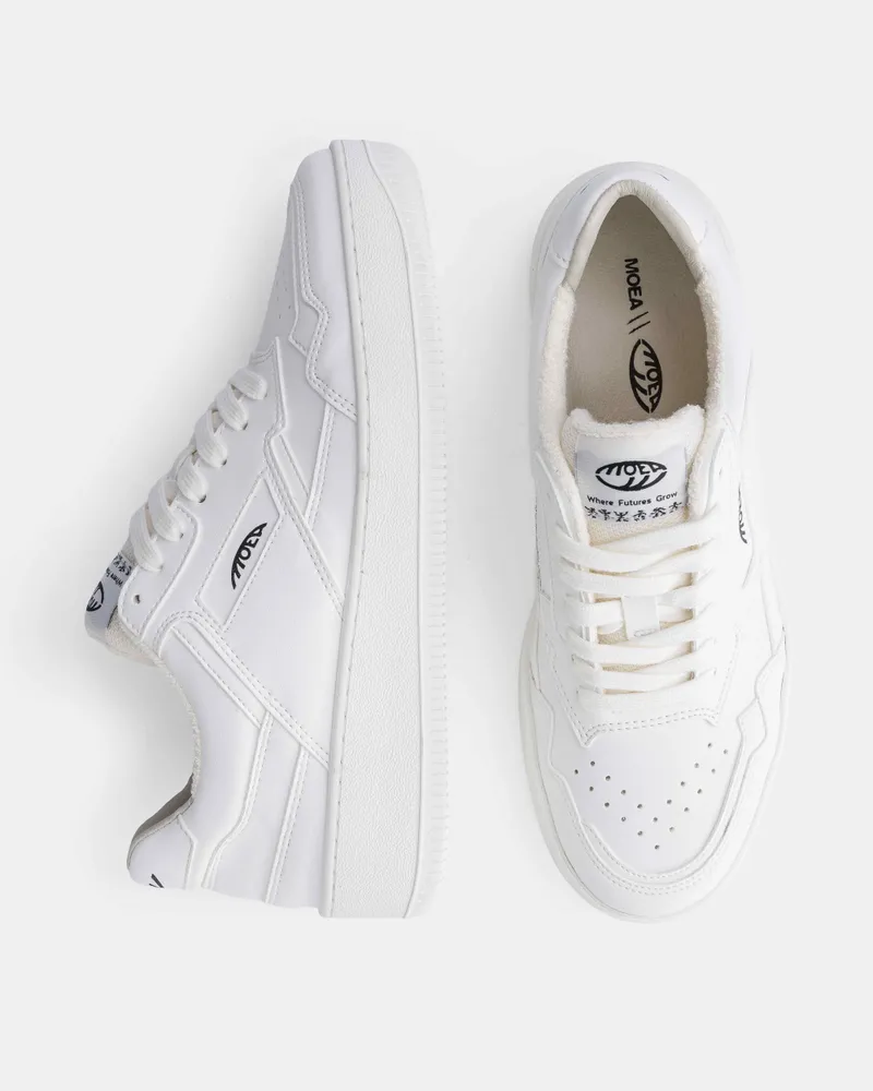 MoEa MoEa Herren vegan Sneaker Origin Full White Corn, Weiß, – Produktbild 2 von 2