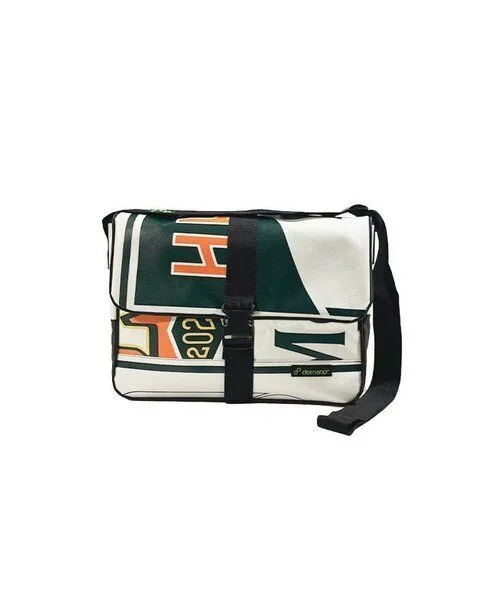 DEMANO DEMANO Messenger Umhängetasche aus Recycelten Bannern Borne, Orange, – Produktbild 1 von 4