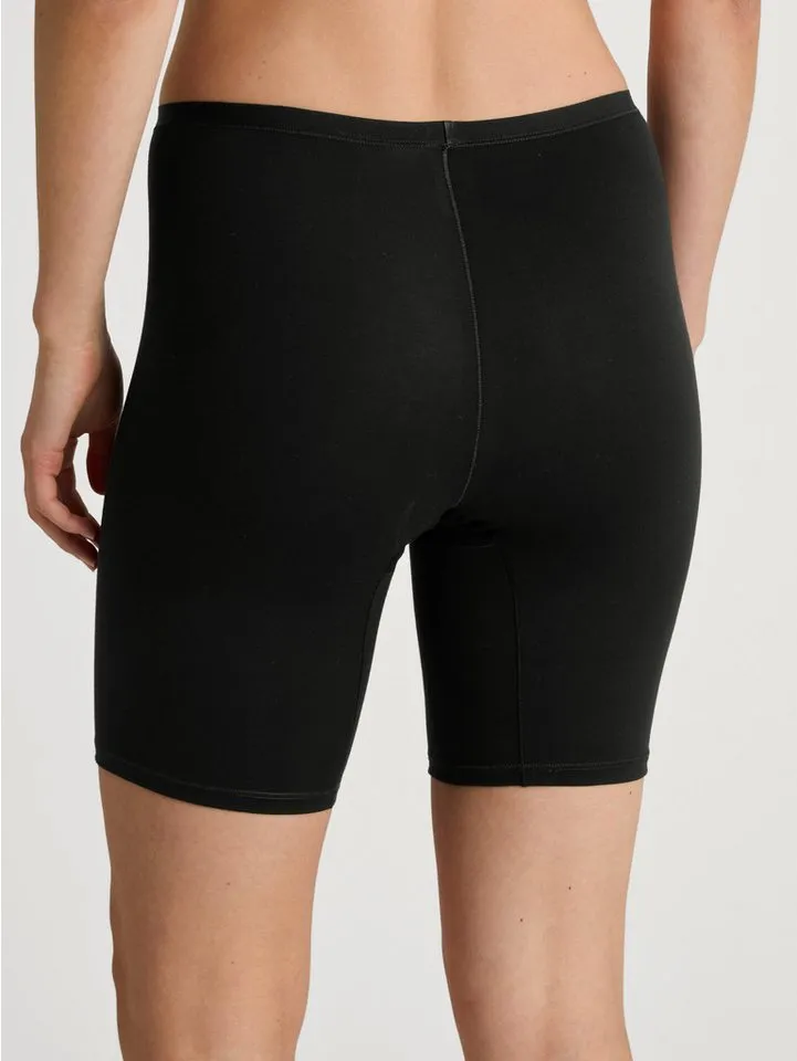 CALIDA CALIDA Slip Natural Comfort Single Jersey Qualität, elastisch, langes Bein, weich, Baumwoll-Mix, Schwarz, – Produktbild 3 von 4