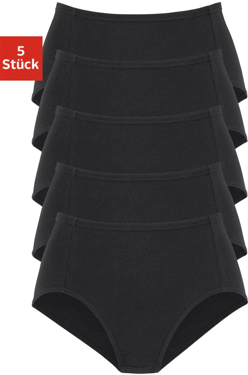 petite fleur by Lascana Taillenslip schwarz, Schwarz, – Produktbild 3 von 3