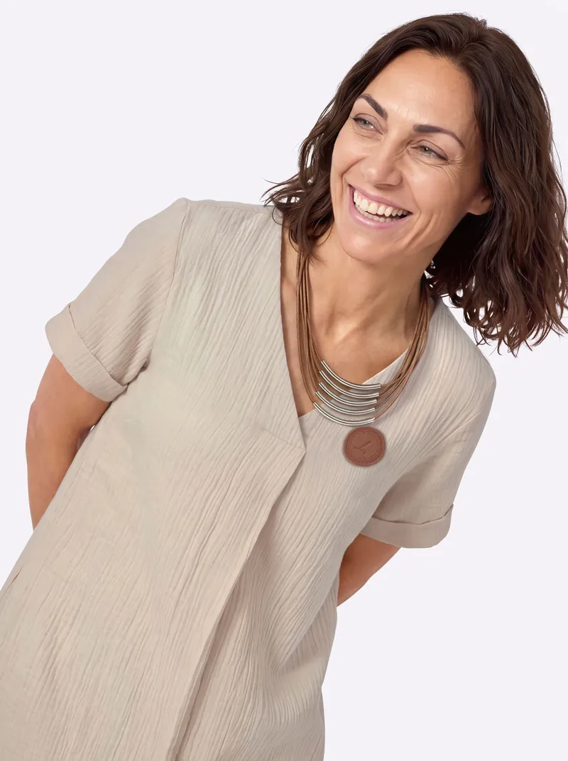 Witt Webkleid sand, Sand, – Produktbild 2 von 2