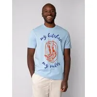 watapparel watapparel T-Shirt Unisex My kitchen my rules, Blue soul, – Produktbild 1 von 1