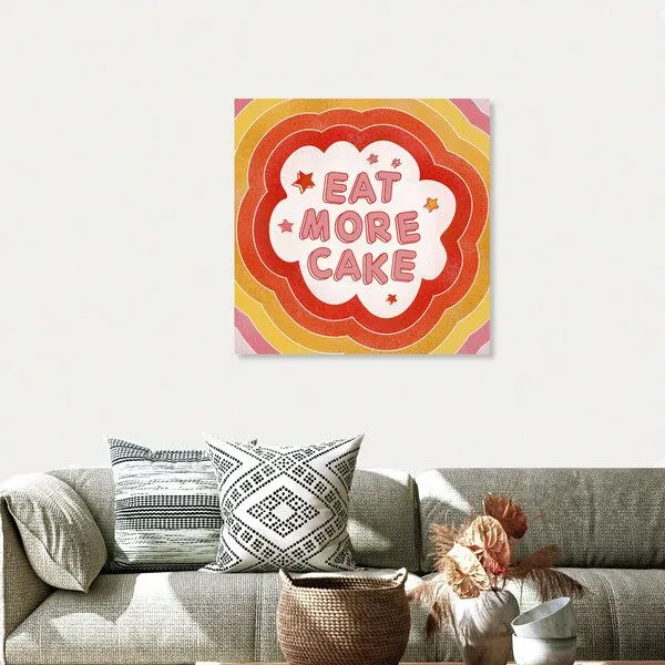 Photocircle Photocircle Poster / Leinwandbild - EAT MORE CAKE – Produktbild 4 von 4