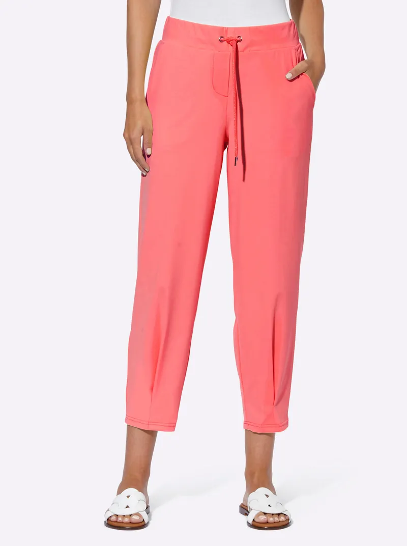heine Jogg Pants koralle, Koralle, – Produktbild 1 von 3