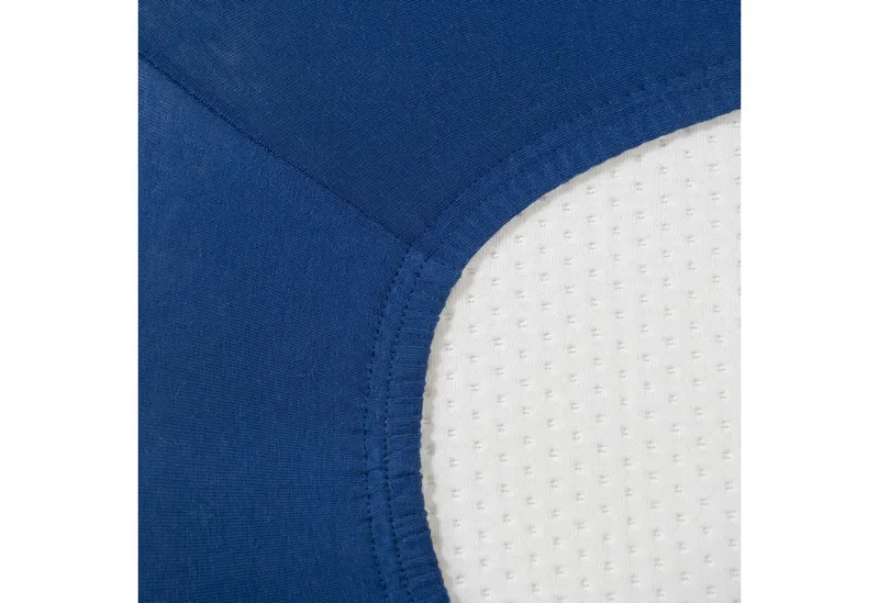 Traumschloss Kissenbezug Flex, (1 Stück), Edel-Jersey, mit Reißverschluss, Seitenschläferkissen, Blau, – Produktbild 2 von 5