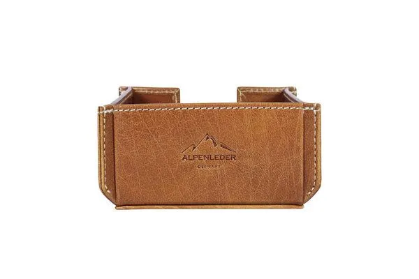 Alpenleder Alpenleder Notizzettelspender PACKERL, Cognac, – Produktbild 4 von 4
