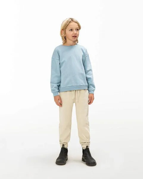 MATONA Matona Klassische Jogginghose aus Bio-Baumwolle für Kinder / Sweatpants, Oyster grey, – Produktbild 4 von 4