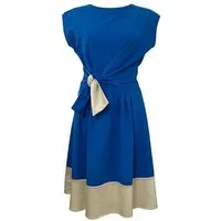Skrabak Skrabak Jerseykleid Anna aus Bio-Baumwolle mit Borte, Blau, – Produktbild 1 von 1