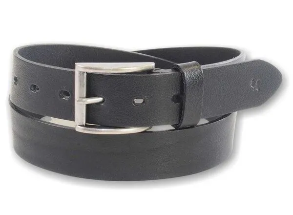 Greenbelts Greenbelts Herren Ledergürtel BASE, Black, – Produktbild 2 von 3