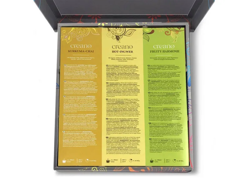 Creano Tee Bio Kräutertee Geschenkset 27 Bio-Teebeutel in 9 Sorten - 54g*, 1 x 27 St. – Produktbild 5 von 5