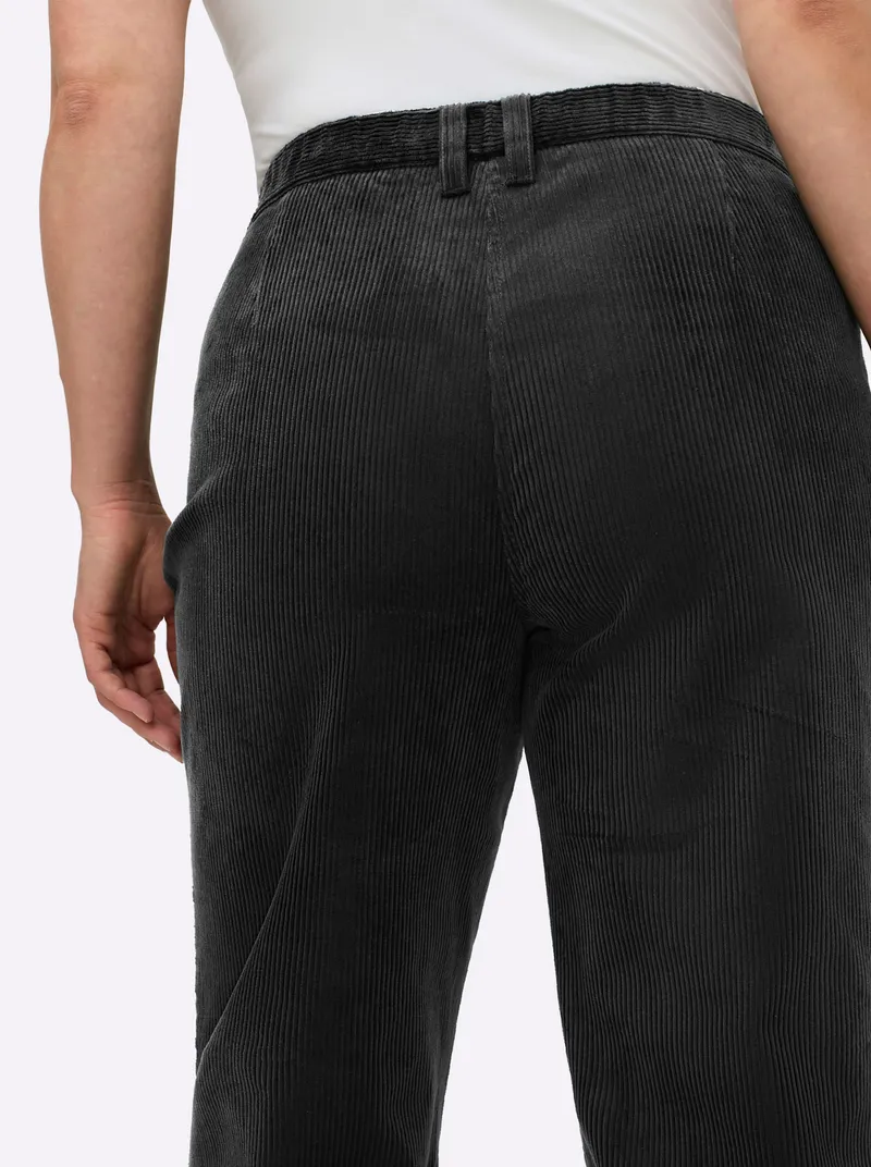 sheego Cordhose, Schwarz, – Produktbild 2 von 2