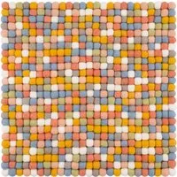 myfelt myfelt Filzkugel Sitzauflage (⌀ 36 cm, 36 x 36 cm), Matt bunt (liese), – Produktbild 1 von 1