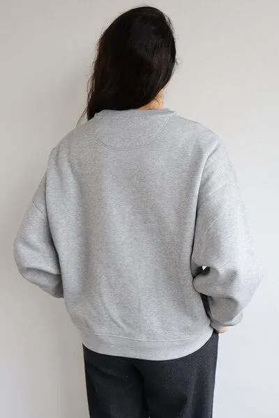 Kultgut Biofair- Kuschelig & Weicher Sweatpullover / Kultgut, Graumeliert, – Produktbild 3 von 3