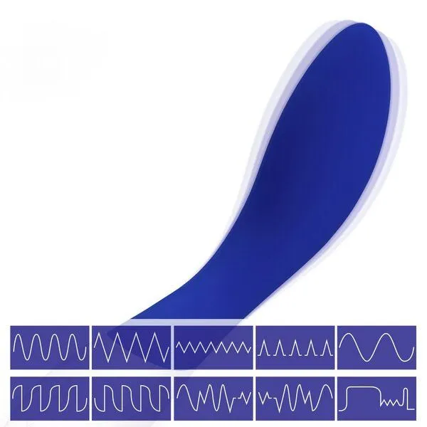 LELO G-Punkt Vibrator - LELO MONA Wave, Mitternachtsblau, – Produktbild 4 von 4