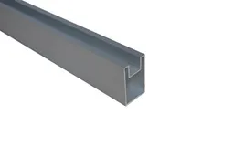 woodstore24 Hausanschluss U Profil silber, Länge: 1,40 m – Produktbild 1 von 1