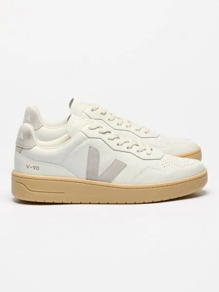 Veja Veja Sneaker Herren - V-90, Extra white nautico, – Produktbild 4 von 5