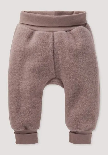 hessnatur hessnatur Wollfleece Hose aus reiner Bio-Merinowolle, Mauve, – Produktbild 3 von 3