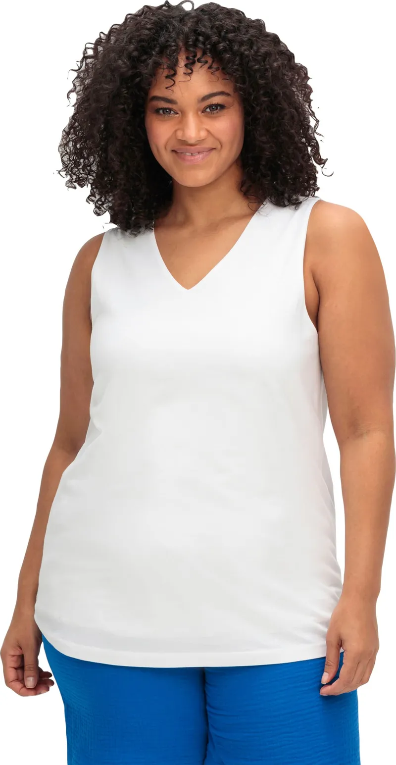 sheego Tanktop weiß, Weiß, – Produktbild 2 von 2