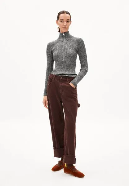 ARMEDANGELS ARMEDANGELS MIKAELAA CLEAN UP - Damen Pullover Slim Fit aus Bio-Baumwoll Mix, Black-undyed, – Produktbild 4 von 4