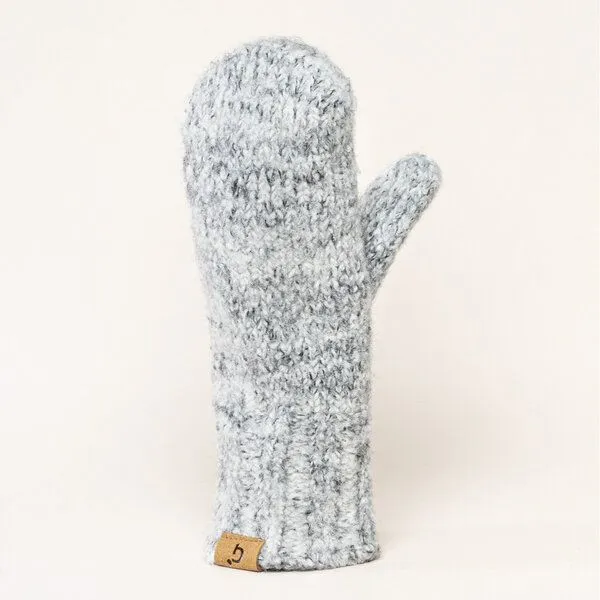 Gottstein Gottstein Handschuh Alpine Wool aus 100% Schurwolle - handgemacht in Tirol - Natürlich & nachhaltig produziert, Grau-meliert, – Produktbild 2 von 4