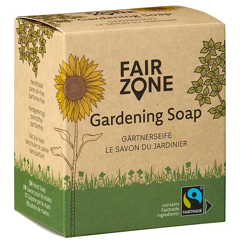 Fair Zone Fair Zone Gardening Soap 160 Gramm - Gärtnerseife für Hände – Produktbild 1 von 1
