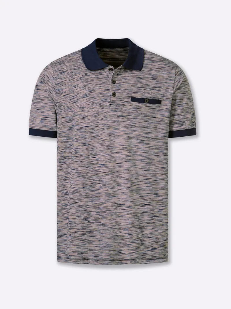 marco donati Kurzarmshirt camel-gemustert, Camel-gemustert, – Produktbild 1 von 1