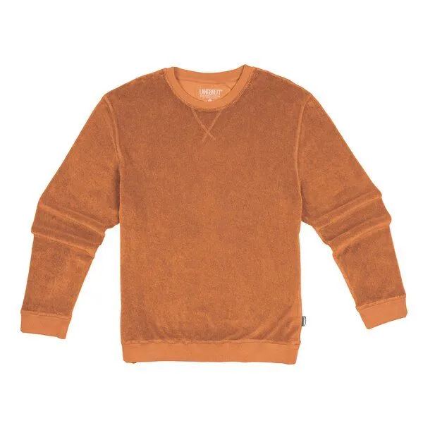LANGBRETT LANGBRETT Frottee Sweater Männer, Karamell (rot), – Produktbild 1 von 1