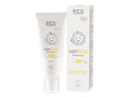 eco cosmetics Kids ECO Sonnenfluid LSF 50+ 100 ml – Produktbild 1 von 1