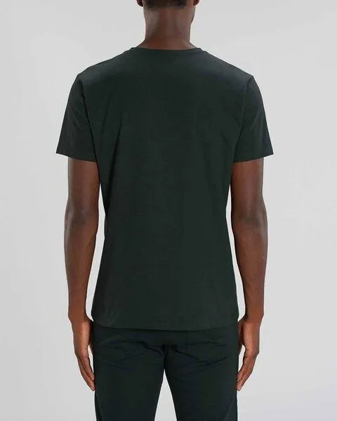 YTWOO YTWOO Männer Bio T-Shirt mit V-Ausschnitt, nachhaltig & fair hergestellt, Schwarz, – Produktbild 3 von 4
