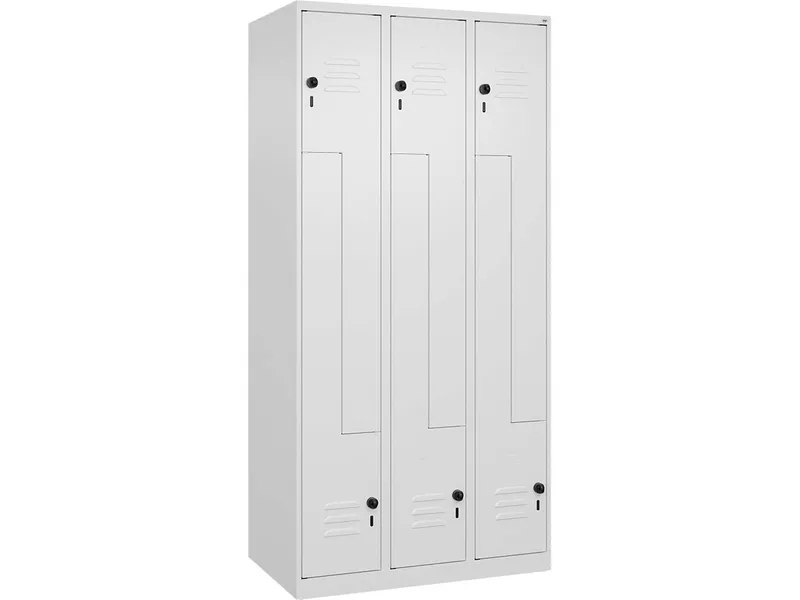 C+P C+P Z-Spind Classic PLUS, 6 Fächer, 1850x900x500mm, Verkehrsweiß/Verkehrsweiß – Produktbild 1 von 1