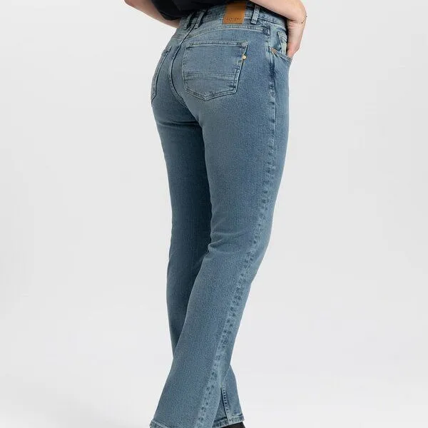 Kuyichi Kuyichi Jeans - Straight Fit - Sara, Blue, – Produktbild 4 von 5