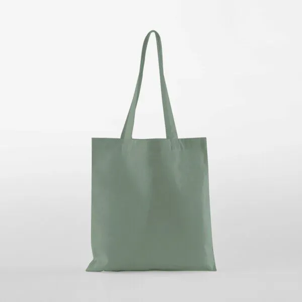 Westford Mill Westford Mill Baumwolltaschen mit langen Henkel, Grün (dusty), – Produktbild 1 von 2