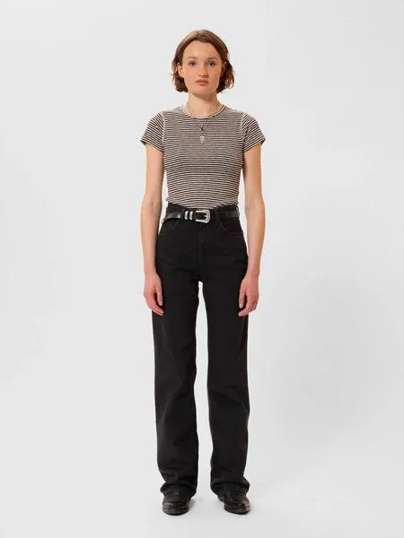 Nudie Jeans Nudie Jeans Wide Leg Jeans Clean Eileen - Smooth Black – Produktbild 1 von 1