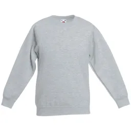 Fruit Of The Loom Fruit of the Loom Classic Kinder Sweater 16.2041 Gr. 116 heather grey – Produktbild 1 von 1