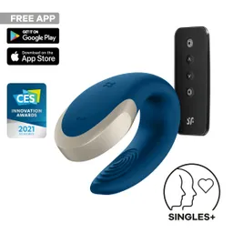Satisfyer Satisfyer Double Love Connect App, 8,5 cm, mit Fernbedienung – Produktbild 1 von 1