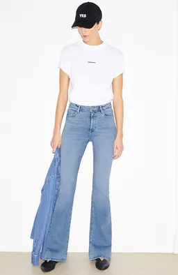 ARMEDANGELS ARMEDANGELS Damen vegan Jeans Flared Anamaa Blau Mist – Produktbild 1 von 1