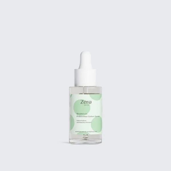 Zero Skin Zero Skin Bioaktives Präbiotika-Gelee-Serum - 30 ml - stärkt Hautbarriere & Mikrobiom, intensiv hydratisierend mit Hyaluron, Sodium PCA & Lactobacillus Ferment – vegan & COSMOS Natural zertifiziert – Produktbild 1 von 4