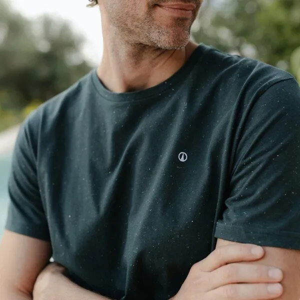 NORDLICHT NORDLICHT Herren T-Shirt FINN aus Bio-Baumwolle, Grün, – Produktbild 3 von 4