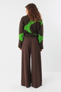 SKFK SKFK Damen vegan Hose Nia Brown – Produktbild 1 von 1