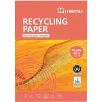 Memo 500 Blatt memo Kopierpapier 'Recycling Pro' DIN A4, 80 g/m², W90 – Produktbild 1 von 1
