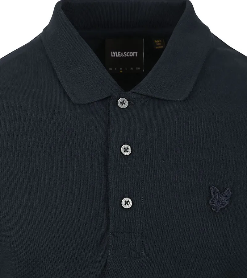 Lyle and Scott Lyle and Scott Tonal Eagle Poloshirt Navy - Größe L, Blau, – Produktbild 5 von 5