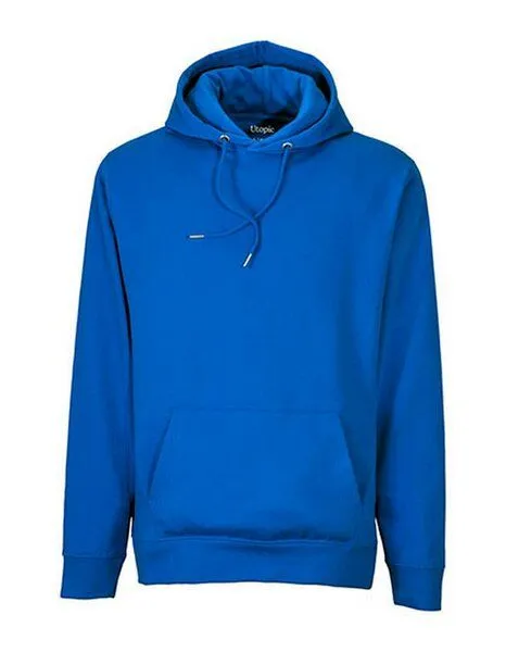Utopic Utopic Unisex Hoodie Kapuzenpullover Hoody aus recycelter Baumwolle und Polyester, Royal blau, – Produktbild 1 von 3